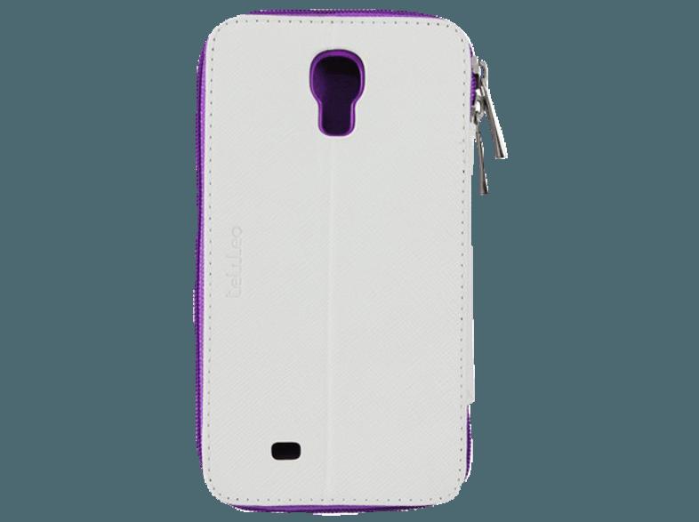 TELILEO 3554 Zip Case Hochwertige Echtledertasche Galaxy S4