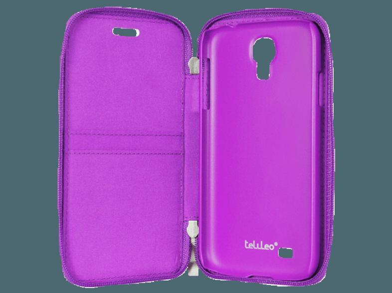 TELILEO 3554 Zip Case Hochwertige Echtledertasche Galaxy S4