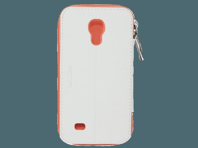 TELILEO 3574 Zip Case Hochwertige Echtledertasche Galaxy S4 mini