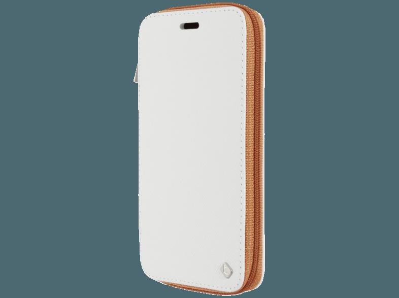 TELILEO 3650 Zip Case Hochwertige Echtledertasche Galaxy S5