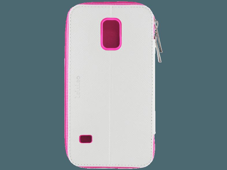 TELILEO 3651 Zip Case Hochwertige Echtledertasche Galaxy S5