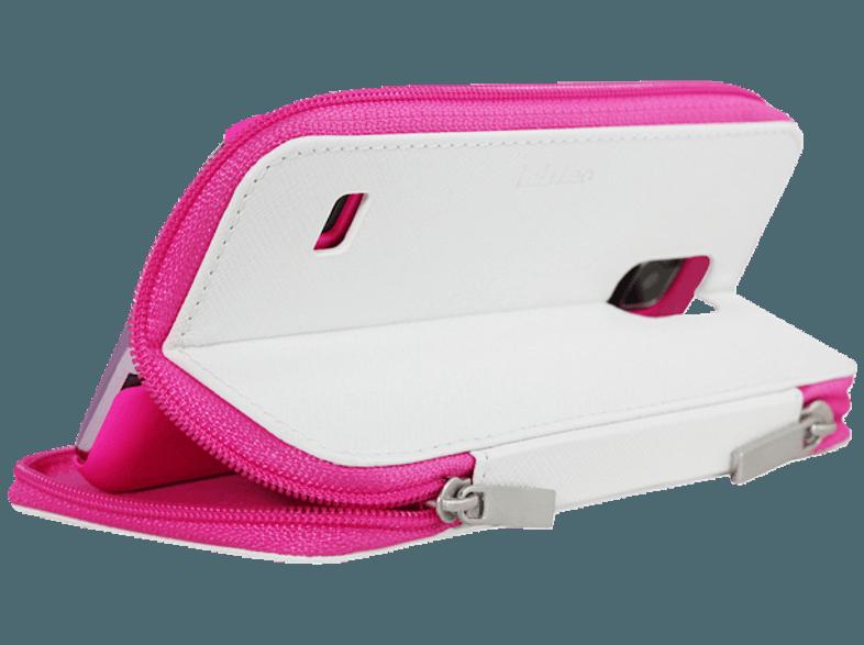 TELILEO 3651 Zip Case Hochwertige Echtledertasche Galaxy S5