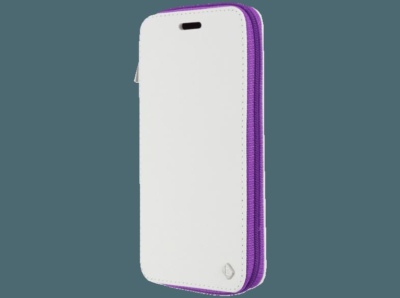 TELILEO 3652 Zip Case Hochwertige Echtledertasche Galaxy S5