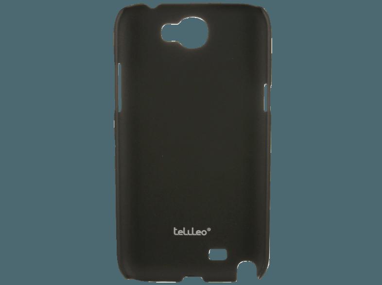 TELILEO Back Case/Hartschale für Samsung Galaxy Note 2 (schwarz) Hartschale