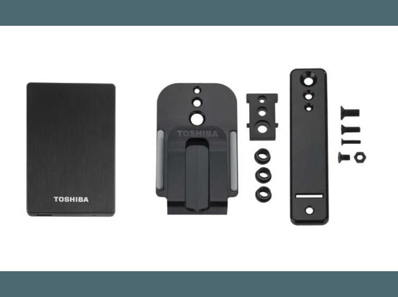 TOSHIBA PX3002E-1HJ0 Externe USB 3.0-Festplatte TV KIT  TV Festplatte mit Universalhalterung