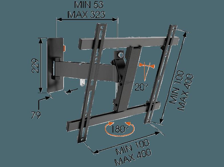 VOGEL'S WALL 2225 TV-Wandhalterung