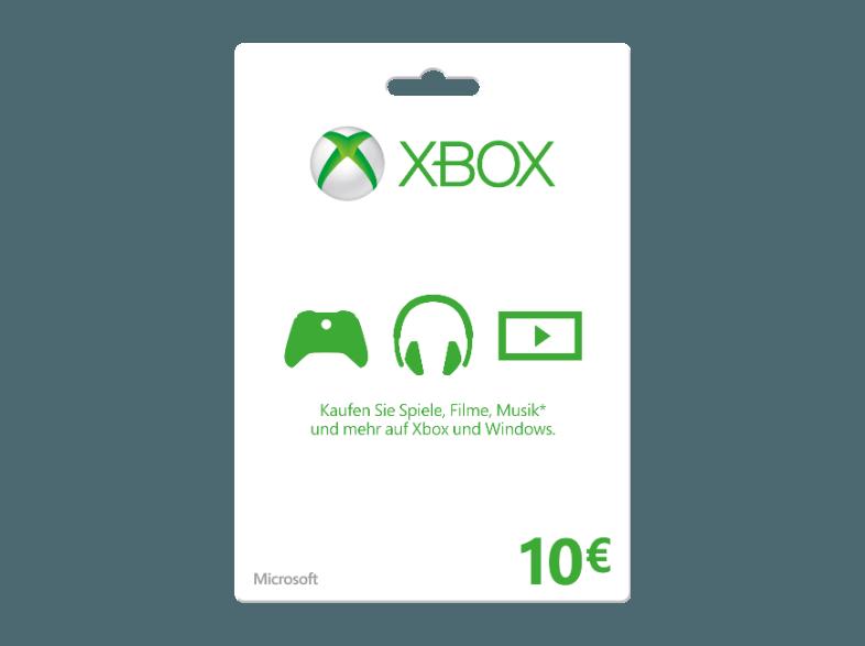 Xbox Live Guthabenkarte 10 EUR, Xbox, Live, Guthabenkarte, 10, EUR