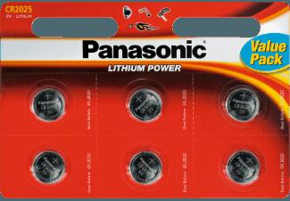 PANASONIC CR2025EL/6BP Knopfzellen Knopfzellen