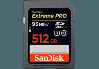SANDISK SDXC Extreme PRO Speicherkarte 512 GB , Class 3, 512 GB