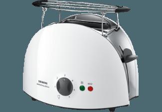 SIEMENS TT63101 Toaster Weiß/Chrom (900 Watt, Schlitze: 2)