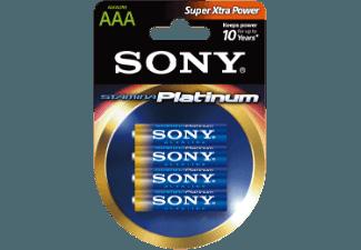 SONY 4er Blister Alkaline Stamina Platinum Micro, AAA, LR03, 1,5 V Batterie AAA, LR03, SONY, 4er, Blister, Alkaline, Stamina, Platinum, Micro, AAA, LR03, 1,5, V, Batterie, AAA, LR03