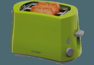 CLOER 3317-4 Toaster Grün (825 Watt, Schlitze: 2)