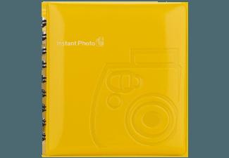 FUJIFILM 18319 Instax Mini Fotoalbum, (18 Seiten, aus Kunststoff, Farbe: Gelb)