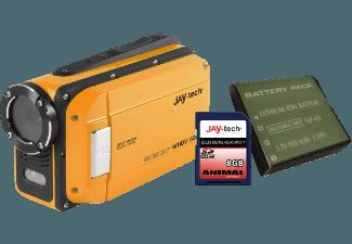 JAY-TECH 77007418 WATERCAM WHDV 5008 inkl. AKKU   8 GB SPEICH Watercam Orange (Wasserdicht bis: bis zu 3 m, CMOS, )