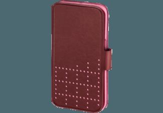 HAMA Booklet Case Dots für Samsung Galaxy S6 edge marsala/rosa Handytasche Galaxy S6 edge