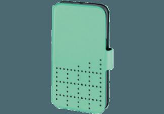 HAMA Booklet Case Dots für Samsung Galaxy S6 edge mint/schwarz Handytasche Galaxy S6 edge