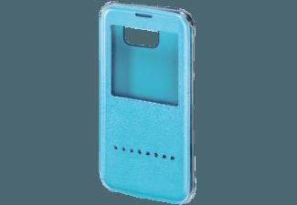 HAMA Booklet Case Window für Samsung Galaxy S6 blau Handytasche Galaxy S6