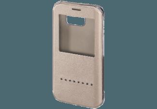 HAMA Booklet Case Window für Samsung Galaxy S6 edge gold Handytasche Galaxy S6 edge