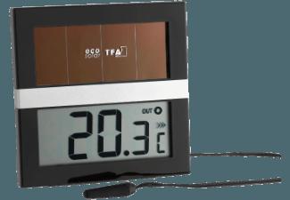 TFA 30.1038 Eco Solar Digitales Solar Innen-Außen-Thermometer
