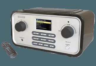 ALBRECHT DR 315 C Internetradio (Digitalradio, UKW, DAB, DAB , Schwarz/Silber)