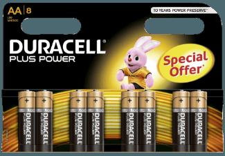 DURACELL AA MN1500/LR6 K8 PLUS POWER Batterien Plus Power