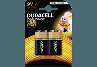 DURACELL PLUS POWER 9V MN 1604/6LF22 ALKALINE B2 Batterien Plus Power