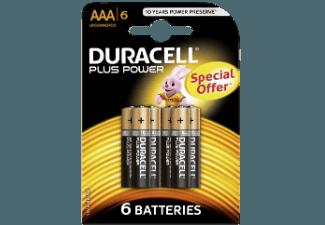 DURACELL PLUS POWER AAA MN2400/LR03 ALKALINE B6 Batterien Plus Power, DURACELL, PLUS, POWER, AAA, MN2400/LR03, ALKALINE, B6, Batterien, Plus, Power