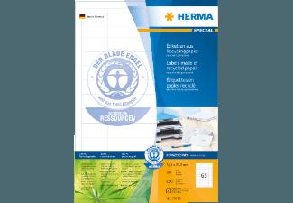 HERMA 10820 Etiketten Recyclingpapier 38.1x21.2 mm A4 6500 St., HERMA, 10820, Etiketten, Recyclingpapier, 38.1x21.2, mm, A4, 6500, St.