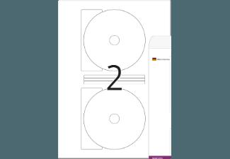 HERMA 4914 CD-Etiketten Ø 116 mm A4 50 St., HERMA, 4914, CD-Etiketten, Ø, 116, mm, A4, 50, St.