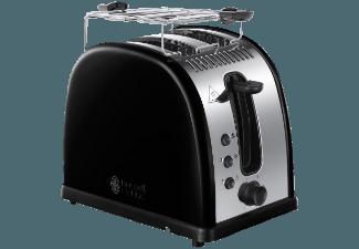 RUSSELL HOBBS 21293-56 Legacy Black Toaster Edelstahl/Schwarz (1300 Watt, Schlitze: 2 extra breite Toastschlitze)