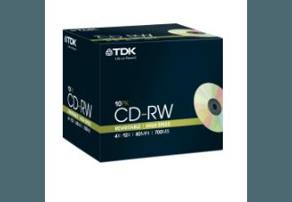 TDK CD-RW 700 HJCA 10er CD-RW 10x CD-RW Medien, TDK, CD-RW, 700, HJCA, 10er, CD-RW, 10x, CD-RW, Medien