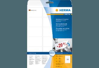 HERMA 4203 Ablösbare Etiketten 63.5x46.6 mm A4 450 St.