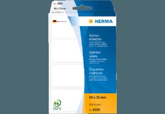 HERMA 4300 Adressetiketten 88x35 mm  250 St.