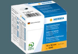 HERMA 4340 Adressetiketten 70x38 mm  250 St.