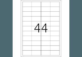 HERMA 4690 Etiketten strapazierfähig 48.3x25.4 mm A4 1100 St.