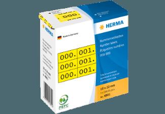 HERMA 4801 Nummernetiketten 10x22 mm  3 x 10000 St.