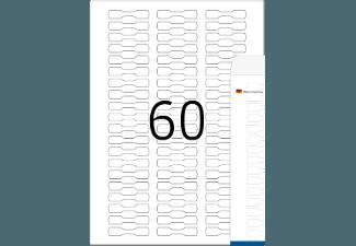 HERMA 5116 Ringetiketten 49x10 mm A4 150 St., HERMA, 5116, Ringetiketten, 49x10, mm, A4, 150, St.