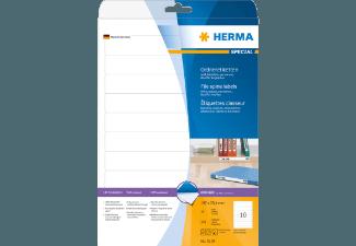 HERMA 5119 Ordneretiketten 192x25.4 mm A4 25 St., HERMA, 5119, Ordneretiketten, 192x25.4, mm, A4, 25, St.