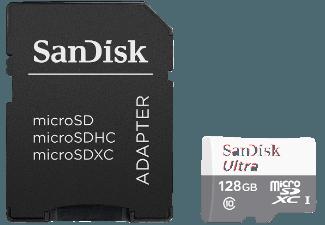 SANDISK Ultra® microSDHC™/SDXC™ Speicherkarte  128 GB, SANDISK, Ultra®, microSDHC™/SDXC™, Speicherkarte, 128, GB