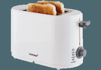 KORONA 21021 Toaster Weiß (800 Watt, Schlitze: 2), KORONA, 21021, Toaster, Weiß, 800, Watt, Schlitze:, 2,