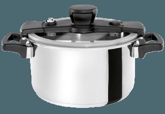 COOKVISION BY B/R/K 506513100 Sizzle Topf inkl. Deckel (18/10 Edelstahl, Silikon), COOKVISION, BY, B/R/K, 506513100, Sizzle, Topf, inkl., Deckel, 18/10, Edelstahl, Silikon,