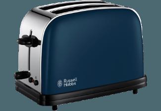 RUSSELL HOBBS 18956-56 COLOURS Toaster Blau (1.1 kW, Schlitze: 2 extra breite Toastschlitze)