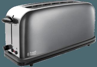 RUSSELL HOBBS 21392-56 COLOURS Toaster Grau/Edelstahl/Schwarz (1.1 kW, Schlitze: 1 Extra breiter Toastschlitz)